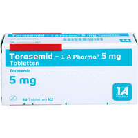 Torasemid - 1 A Pharma 5 mg Tabletten, 50 st, 1 A Pharma GmbH