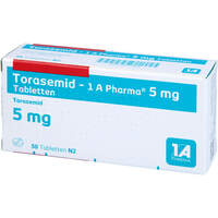 Torasemid - 1 A Pharma 5 mg Tabletten, 50 st, 1 A Pharma GmbH