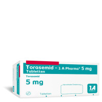 Torasemid - 1 A Pharma 5 mg Tabletten, 50 st, 1 A Pharma GmbH