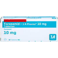 Torasemid - 1 A Pharma 10 mg Tabletten, 30 st, 1 A Pharma GmbH