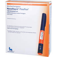NovoRapid FlexPen 100 E/ml Inj.-Lsg.i.e.Fertigpen, 10x3 ml, kohlpharma GmbH
