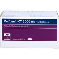 metformin - ct 1000mg Filmtabletten, 120 Stk., Abz Pharma GmbH