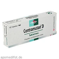 CONTRAMUTAN D Tabletten, 40 Stück, MCM Klosterfrau Vertriebsgesellschaft mbH