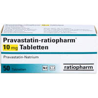 Pravastatin-ratiopharm 10mg Tabletten, 50 Stk., ratiopharm GmbH