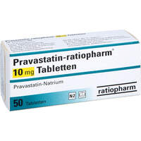 Pravastatin-ratiopharm 10mg Tabletten, 50 Stk., ratiopharm GmbH