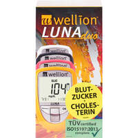 Wellion LUNAduo Blutzuckermessg.Set mg/dl schwarz, 1 st, Med Trust GmbH
