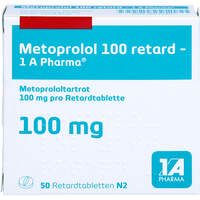 METOPROLOL 100 retard-1A Pharma, 50 st, 1 A Pharma GmbH
