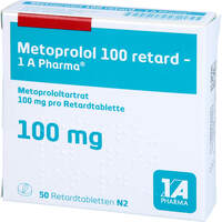METOPROLOL 100 retard-1A Pharma, 50 st, 1 A Pharma GmbH