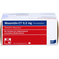 moxonidin - ct 0.2mg Filmtabletten, 100 st, Abz Pharma GmbH