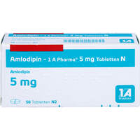 Amlodipin - 1 A Pharma 5mg Tabletten N, 50 st, 1 A Pharma GmbH