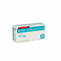 Amlodipin - 1 A Pharma 7.5 mg Tabletten N, 50 st, 1 A Pharma GmbH