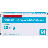 Amlodipin - 1 A Pharma 10mg Tabletten N, 20 st, 1 A Pharma GmbH