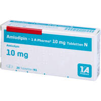 Amlodipin - 1 A Pharma 10mg Tabletten N, 20 st, 1 A Pharma GmbH