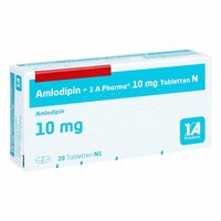 Amlodipin - 1 A Pharma 10mg Tabletten N, 20 st, 1 A Pharma GmbH