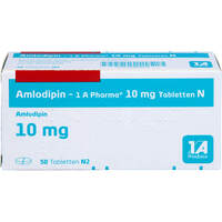 Amlodipin - 1 A Pharma 10mg Tabletten N, 50 st, 1 A Pharma GmbH