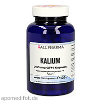 Kalium 200mg GPH Kapseln, 180 st, Hecht-Pharma GmbH