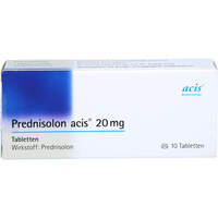 Prednisolon acis 20mg, 10 Stk., Mibe GmbH Arzneimittel