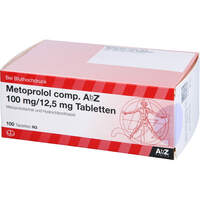Metoprolol comp. AbZ 100 mg/12.5 mg Tabletten, 100 st, Abz Pharma GmbH