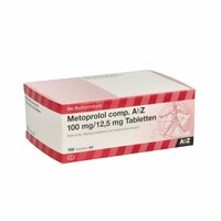 Metoprolol comp. AbZ 100 mg/12.5 mg Tabletten, 100 st, Abz Pharma GmbH