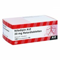 Nifedipin AbZ 20 mg Retardtabletten, 100 st, Abz Pharma GmbH