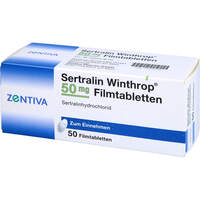 Sertralin Winthrop 50mg Filmtabletten, 50 st, Zentiva Pharma GmbH