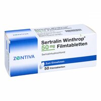 Sertralin Winthrop 50mg Filmtabletten, 50 ST, Zentiva Pharma GmbH