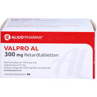 Valpro AL 300mg Retardtabletten, 100 Stk., Aliud Pharma GmbH