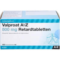 Valproat AbZ 500mg Retardtabletten, 100 Stk., Abz Pharma GmbH