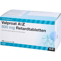 Valproat AbZ 500mg Retardtabletten, 100 Stk., Abz Pharma GmbH