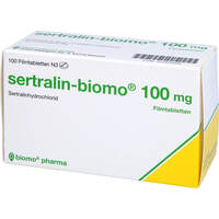 Sertralin-biomo 100mg Filmtabletten, 100 st, Biomo Pharma GmbH