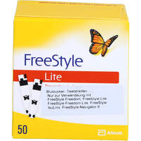 FREESTYLE Lite Teststreifen ohne Codieren, 50 Stk., Actipart GmbH