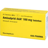 Amisulprid AAA 100mg Tabletten, 20 Stk., Aaa - Pharma GmbH
