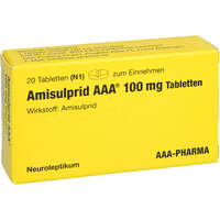 Amisulprid AAA 100mg Tabletten, 20 Stk., Aaa - Pharma GmbH