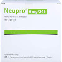 NEUPRO 6mg/24h transdermale Pflaster, 84 Stk., Orifarm GmbH