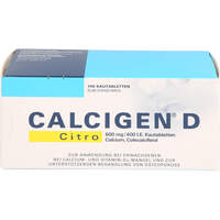 CALCIGEN D Citro 600 mg/400 I.E. Kautabletten, 100 st, Cooper Consumer Health Deutschland GmbH
