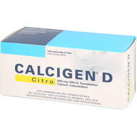 CALCIGEN D Citro 600 mg/400 I.E. Kautabletten, 100 st, Cooper Consumer Health Deutschland GmbH