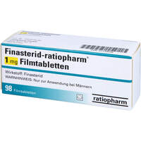 Finasterid-ratiopharm 1mg Filmtabletten, 98 st, Holsten Pharma GmbH