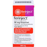 FERINJECT 50mg Eisen / ml, 10 ml, Vifor Pharma Deutschland GmbH