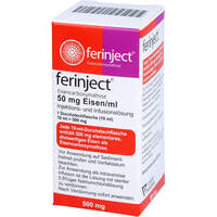 FERINJECT 50mg Eisen / ml, 10 ml, Vifor Pharma Deutschland GmbH