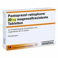 Pantoprazol-ratiopharm 20 mg magensaftresis. Tabl., 14 Stk., ratiopharm GmbH