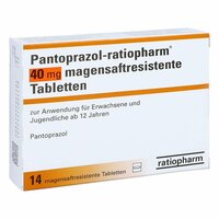 Pantoprazol-ratiopharm 40 mg magensaftresis. Tabl., 14 Stk., ratiopharm GmbH
