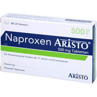Naproxen Aristo 500mg Tabletten, 20 Stk., Aristo Pharma GmbH