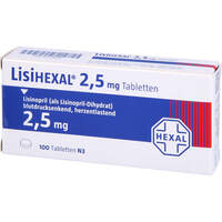 LISIHEXAL 2,5 mg Tabletten, 100 st, Hexal AG