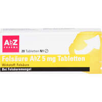 Fols&auml;ure AbZ 5mg Tabletten, 20 Stk., Abz Pharma GmbH