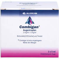 Combigan Augentropfen, 3x5 ml, kohlpharma GmbH