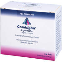 Combigan Augentropfen, 3x5 ml, kohlpharma GmbH