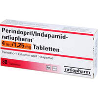 Perindopril/Indapamid-ratiopharm 4mg/1.25mg Tbl., 30 Stk., ratiopharm GmbH