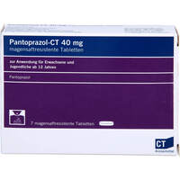 Pantoprazol - CT 40mg magensaftresistente Tabl., 7 Stk., Abz Pharma GmbH