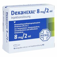 Dexahexal 8mg/2ml, 10x2 ml, HEXAL AG