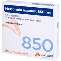 Metformin axcount 850mg, 30 st, Axcount Generika GmbH